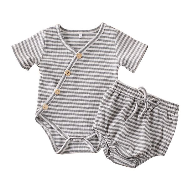 clothing sets summer 0-18m born baby boy girl cotton outfits striped ribbed romper shorts pants 2pcs clothes set, White
clothing sets summer 0-18m born baby boy girl cotton outfits striped ribbed romper shorts pants 2pcs clothes set, White