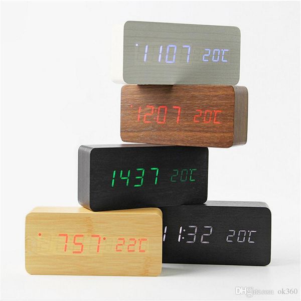 wooden led alarm clock with old style temperature sounds control calendar led display electronic deskdigital table clocks
wooden led alarm clock with old style temperature sounds control calendar led display electronic deskdigital table clocks