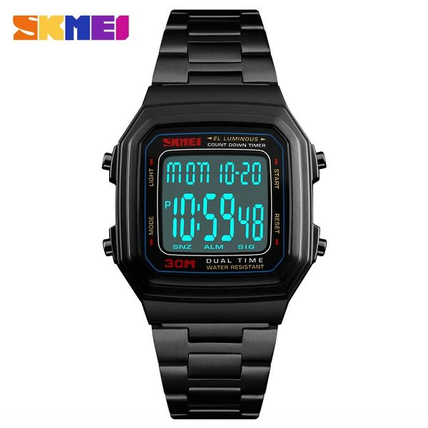 pu62p fashionable fashion square electronic men's steel strap rose gold fashionable fashion square electronic watch electron electron m, Blue
pu62p fashionable fashion square electronic men's steel strap rose gold fashionable fashion square electronic watch electron electron m, Blue