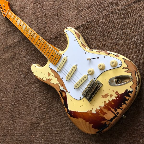 masterbuilt john cruz rock monster 1961 pin-up girl relic white over 3 tone sunburst relic electric guitar
masterbuilt john cruz rock monster 1961 pin-up girl relic white over 3 tone sunburst relic electric guitar