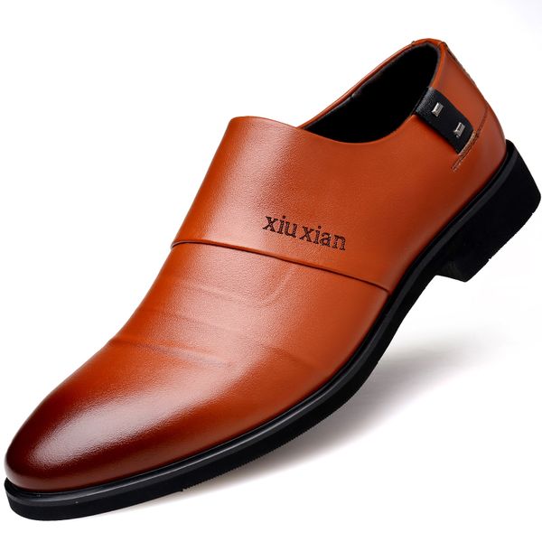 2020 new height increase shoes british casual leather shoes men's formal waterproof driving luxury business, Black
2020 new height increase shoes british casual leather shoes men's formal waterproof driving luxury business, Black