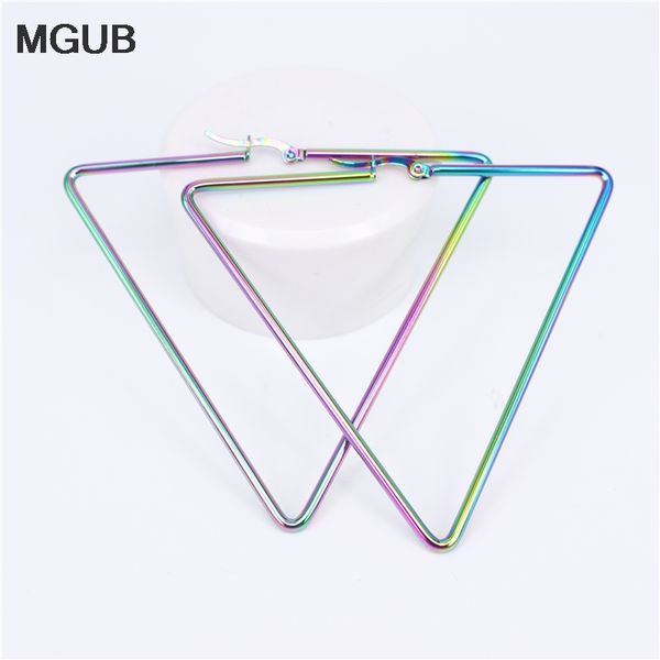 wholesale stainless steel triangle hoop earrings with gold color simple earring for women jewelrylh823, Golden;silver
wholesale stainless steel triangle hoop earrings with gold color simple earring for women jewelrylh823, Golden;silver
