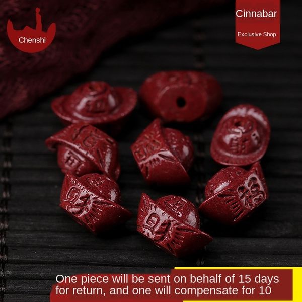 fidelity high content cinnabar accessories ingot loose men's and women's diy scattered beads diy bracelet bracelet, Silver
fidelity high content cinnabar accessories ingot loose men's and women's diy scattered beads diy bracelet bracelet, Silver