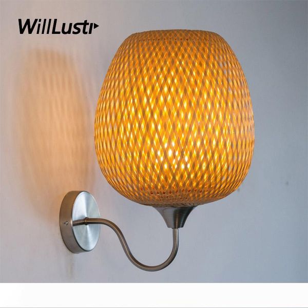pastoral bamboo wall lamp hand knitted sconce doorway foyer porch loft l bar bedside bedroom sofa side country handmade wood lighting
pastoral bamboo wall lamp hand knitted sconce doorway foyer porch loft l bar bedside bedroom sofa side country handmade wood lighting