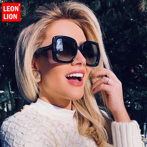 leonlion 2020 square big frame солнцезащитные очки женщины конфеты цвета рамки градиент óculos feminino street удар gafas de sol mujer, White;black
leonlion 2020 square big frame солнцезащитные очки женщины конфеты цвета рамки градиент óculos feminino street удар gafas de sol mujer, White;black