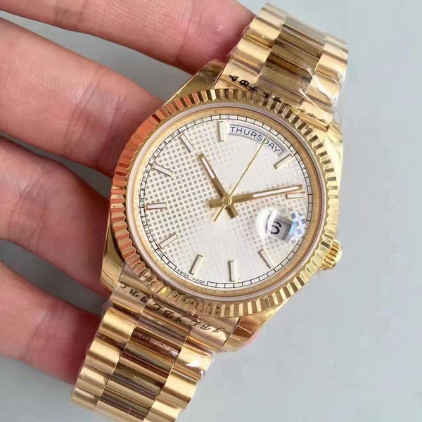 mens watches daydate series 40 mm ice blue dial 2813 automatic movement mechanical men's wristwatch dropshipping, Slivery;brown
mens watches daydate series 40 mm ice blue dial 2813 automatic movement mechanical men's wristwatch dropshipping, Slivery;brown
