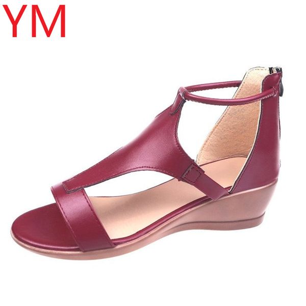 dropship 2020 women summer sandals mid heels wedges shoes woman vintage gladiator office sandalias party beach shoes plus 43 hot, Black
dropship 2020 women summer sandals mid heels wedges shoes woman vintage gladiator office sandalias party beach shoes plus 43 hot, Black