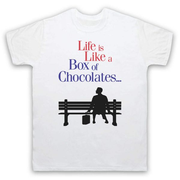forrest gump life is like a box of chocolates slogan adults kids t shirt, Gray;blue
forrest gump life is like a box of chocolates slogan adults kids t shirt, Gray;blue