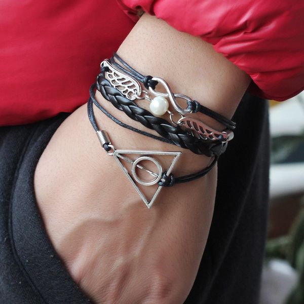 creative design angel wings handmade woven bracelet infinite series bracelet handmade bracelet, Golden;silver
creative design angel wings handmade woven bracelet infinite series bracelet handmade bracelet, Golden;silver