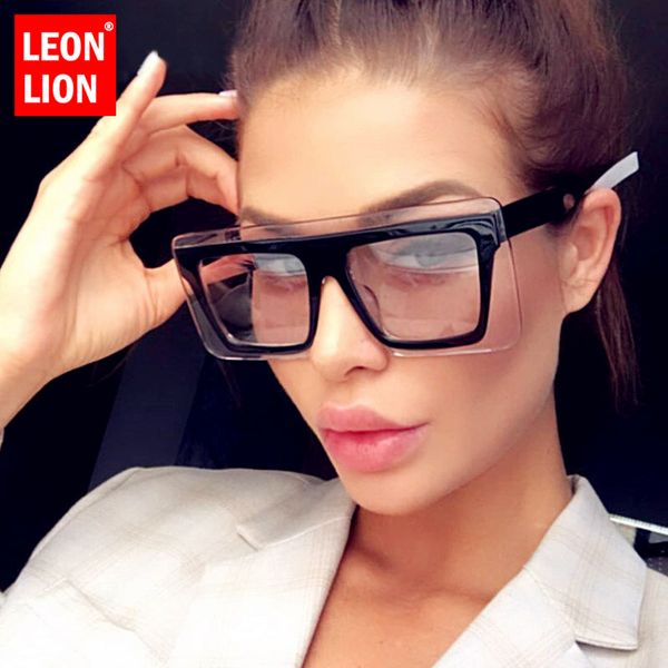 leonlion oversized sunglasses women square sun glasses for women/men vintage eyeglasses women rimless feminino, White;black
leonlion oversized sunglasses women square sun glasses for women/men vintage eyeglasses women rimless feminino, White;black