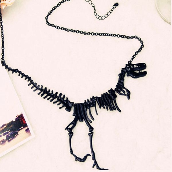 timlee n135 grace fashion metal dragon skull skeleton dinosaur bones pendant cool necklaces wholesale, Silver
timlee n135 grace fashion metal dragon skull skeleton dinosaur bones pendant cool necklaces wholesale, Silver