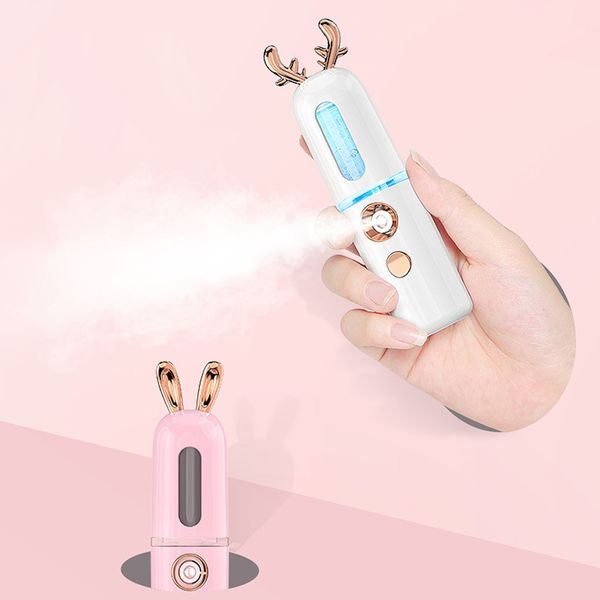 30ml alcohol sprayer cute face steamer portable nano moisturizing humidifier beauty skin care tool with color lights rabbit deer
30ml alcohol sprayer cute face steamer portable nano moisturizing humidifier beauty skin care tool with color lights rabbit deer