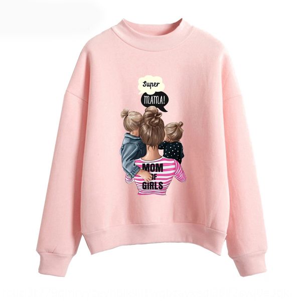 mother and t-shirt two little girls mother's love fashionable round neck long sleeve t-shirt sweater, Black
mother and t-shirt two little girls mother's love fashionable round neck long sleeve t-shirt sweater, Black