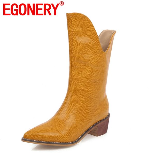 boots egonery cool mid-calf yellow silver gray blue white pointed toe women's shoes 34-46 size 5cm heels autumn western, Black
boots egonery cool mid-calf yellow silver gray blue white pointed toe women's shoes 34-46 size 5cm heels autumn western, Black