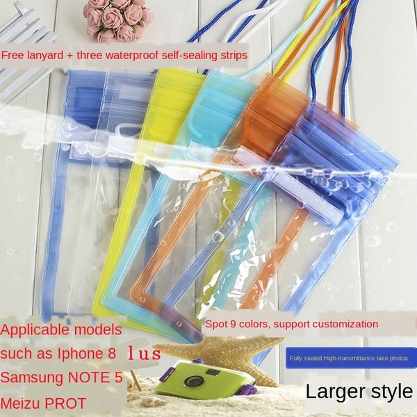 new pvc waterproof mobile phone drift waterproof bag mobile phone bag luminous swimming outdoor
new pvc waterproof mobile phone drift waterproof bag mobile phone bag luminous swimming outdoor