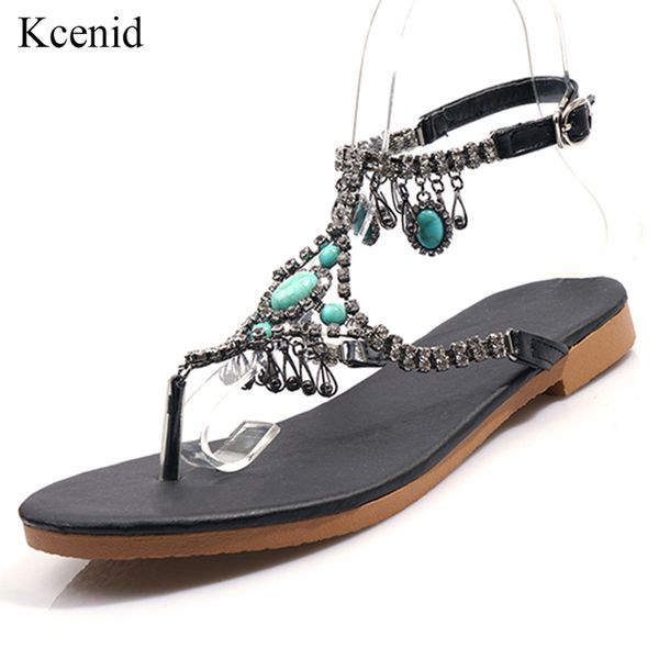 kcenid new t-strap rhinestone sandals women shoes beads decoration womens sandals summer silver black shoes woman big size 34-50
kcenid new t-strap rhinestone sandals women shoes beads decoration womens sandals summer silver black shoes woman big size 34-50