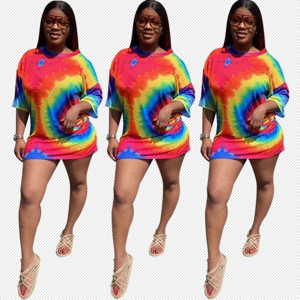 european and american womens amazon wish popular tie-dyed straight barrel gradient loose large short-sleeved dress, White;black
european and american womens amazon wish popular tie-dyed straight barrel gradient loose large short-sleeved dress, White;black