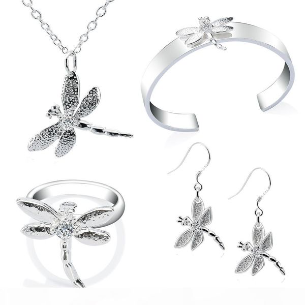 dragonfly jewelry sets necklace bangle earrings ring sterling silver fashion jewelry new arrival nice jewelry christmas gift ing, Black
dragonfly jewelry sets necklace bangle earrings ring sterling silver fashion jewelry new arrival nice jewelry christmas gift ing, Black