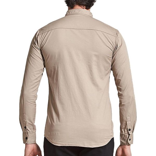 spring autumn men shirt long sleeve solid color lapel zipper shirt outdoor casual large size sec88, Black;red
spring autumn men shirt long sleeve solid color lapel zipper shirt outdoor casual large size sec88, Black;red