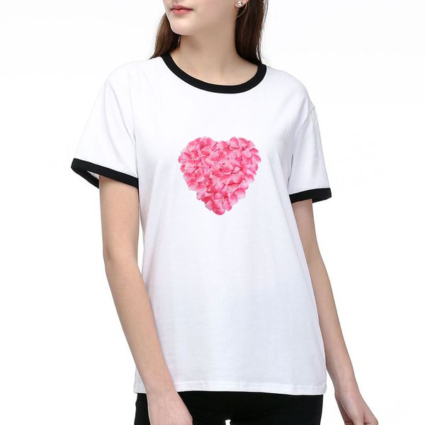 women t shirts summer fashion style tees breathable short sleeves pattern printed casual girls shirt a831 size:s-2xl, White
women t shirts summer fashion style tees breathable short sleeves pattern printed casual girls shirt a831 size:s-2xl, White