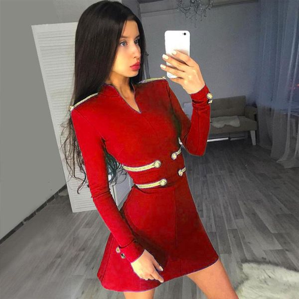 casual dresses red green black long sleeve gold line rayon bandage dress homecoming party elegant, Black;gray
casual dresses red green black long sleeve gold line rayon bandage dress homecoming party elegant, Black;gray