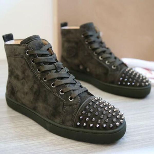 luxey мужских шипов высоких кроссовок designs обуви женщина red bottom младших шипы замша шипы orlato тренеры шпилька свадебной обувь, Black
luxey мужских шипов высоких кроссовок designs обуви женщина red bottom младших шипы замша шипы orlato тренеры шпилька свадебной обувь, Black