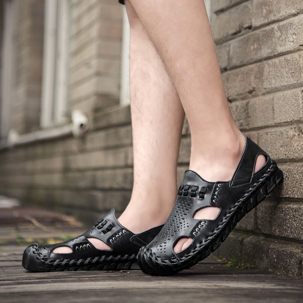 sandals masculina 2021 verano sandalia zandalias mens summer work sandal ete roman homme transpirables sport casual man de, Black
sandals masculina 2021 verano sandalia zandalias mens summer work sandal ete roman homme transpirables sport casual man de, Black