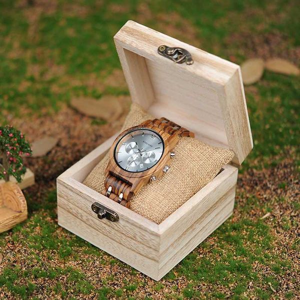 bobo bird men wooden watches luxury wood quartz wristwatch brand timepieces in wooden gift box relogio masculino p19, Slivery;brown
bobo bird men wooden watches luxury wood quartz wristwatch brand timepieces in wooden gift box relogio masculino p19, Slivery;brown