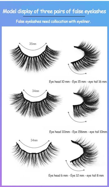 Magnetic Eyeliner & Magnetic False Eyelashes Eyelash Tweezers 3 Pairs of Hybrid Soft Natural Sharpening Slender Curl up wholesale lot Lash
Magnetic Eyeliner & Magnetic False Eyelashes Eyelash Tweezers 3 Pairs of Hybrid Soft Natural Sharpening Slender Curl up wholesale lot Lash