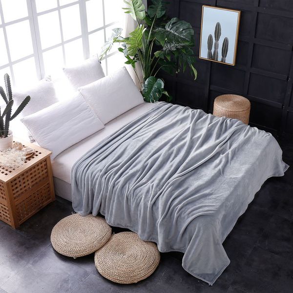 soft thin solid color flannel blanket throw air-conditioning blanket sofa bed suitable for summer
soft thin solid color flannel blanket throw air-conditioning blanket sofa bed suitable for summer