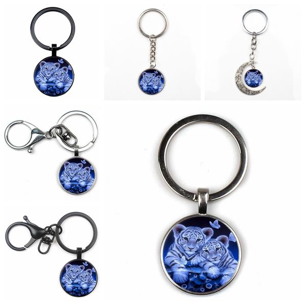 fashion cute tiger friend pendant man woman keychain quality car charm package crystal key ring glass key couple gift chain, Silver
fashion cute tiger friend pendant man woman keychain quality car charm package crystal key ring glass key couple gift chain, Silver