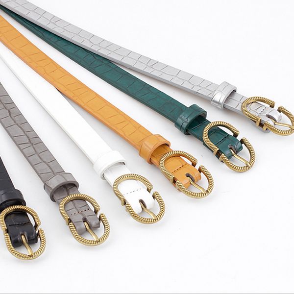 women belt imitation leather alloy pin buckle belt stone pattern fashion lizard pattern decorative jeans women, Black;brown
women belt imitation leather alloy pin buckle belt stone pattern fashion lizard pattern decorative jeans women, Black;brown