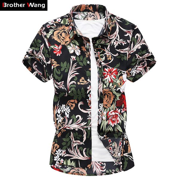 plus size 5xl 6xl 7xl men's hawaiian short sleeve shirt 2020 summer new fashion casual flower shirt male brand clothes, White;black
plus size 5xl 6xl 7xl men's hawaiian short sleeve shirt 2020 summer new fashion casual flower shirt male brand clothes, White;black