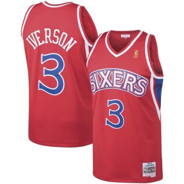 дешевые phi аллен айверсон mitchell ness red 1996-97 классический джерси трикотажных изделий top basketball, Gray
дешевые phi аллен айверсон mitchell ness red 1996-97 классический джерси трикотажных изделий top basketball, Gray