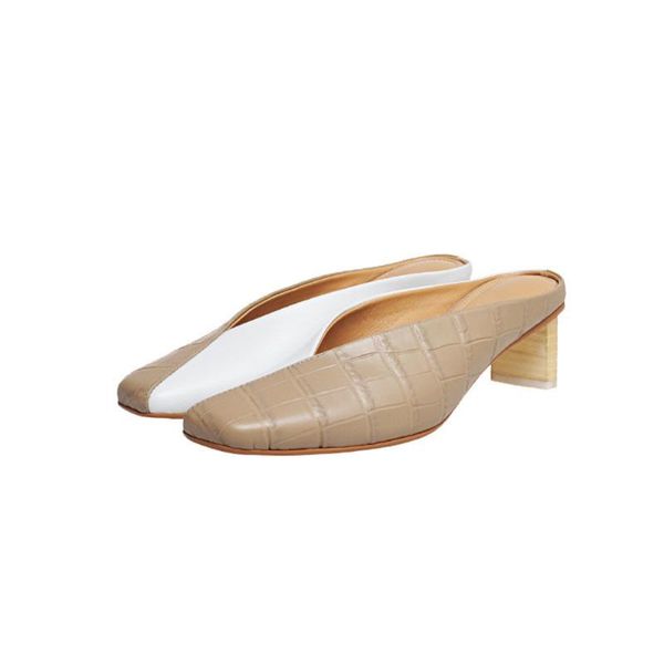 2020 new women's sandals medium heel women's shoes muller shoes banquet casual, Black
2020 new women's sandals medium heel women's shoes muller shoes banquet casual, Black