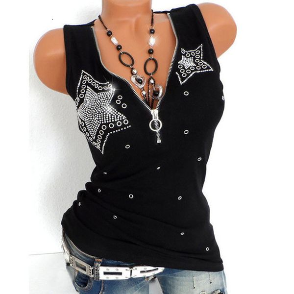 plus size 5xl summer tank women ladies casual drill zipper sleeveless tanks t shirts pullover shirts blusa, White
plus size 5xl summer tank women ladies casual drill zipper sleeveless tanks t shirts pullover shirts blusa, White