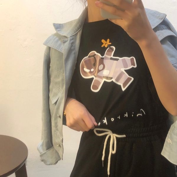 casual loose cartoon bear printed loose all match basic women 2020 summer new arrival female casual street t-shirts, White
casual loose cartoon bear printed loose all match basic women 2020 summer new arrival female casual street t-shirts, White