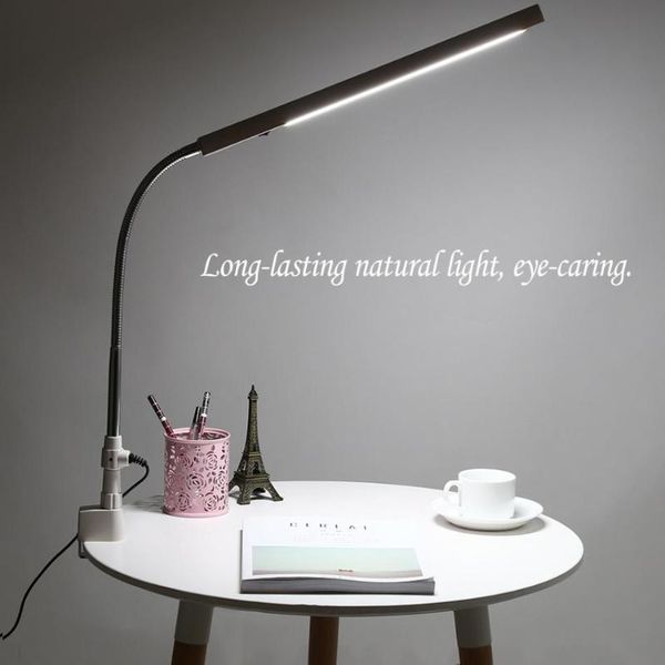 nail art equipment led desk lamp clip office 360 degree rotation ultra-slim metal arm eye-caring cold light tattoo table 1pc, Silver
nail art equipment led desk lamp clip office 360 degree rotation ultra-slim metal arm eye-caring cold light tattoo table 1pc, Silver