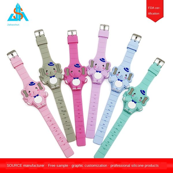 flip children's dripping cartoon elephant exquisite led electronic children's fun new happy electronic watch watch watch, Blue
flip children's dripping cartoon elephant exquisite led electronic children's fun new happy electronic watch watch watch, Blue