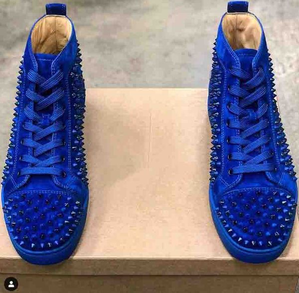 red bottom shoes 19ss spike sock spikes bottoms red sneakers flats heels men casual women high boots designer rivets shoes blue series, Black
red bottom shoes 19ss spike sock spikes bottoms red sneakers flats heels men casual women high boots designer rivets shoes blue series, Black