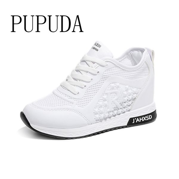 pupuda wedges shoes women 5cm high heels casual platform shoes women trend white chunky sneakers fashion breathable sneakers, Black
pupuda wedges shoes women 5cm high heels casual platform shoes women trend white chunky sneakers fashion breathable sneakers, Black