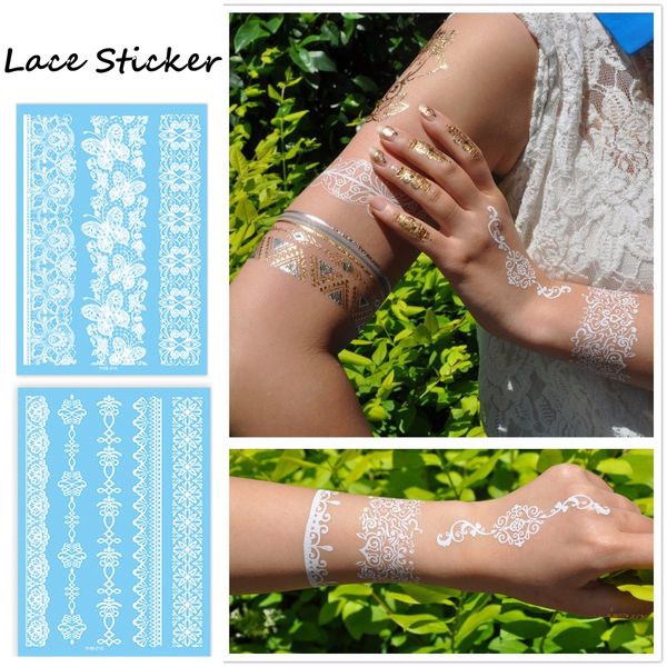 white henna mehndi tattoo, flower lace necklace, temporary tattoo, body art applique, waterproof for wedding and beach
white henna mehndi tattoo, flower lace necklace, temporary tattoo, body art applique, waterproof for wedding and beach