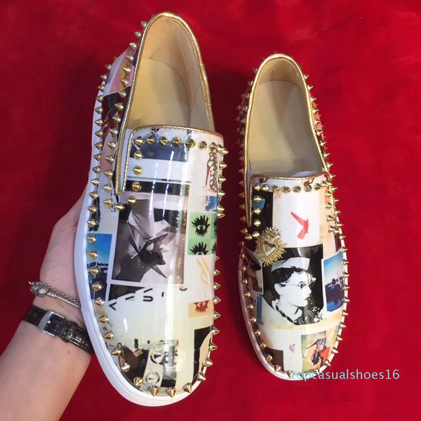 2019 fashionable colorful new model luxury style men womens convient slip on loafers with special design red bottom shoes t01, Black
2019 fashionable colorful new model luxury style men womens convient slip on loafers with special design red bottom shoes t01, Black