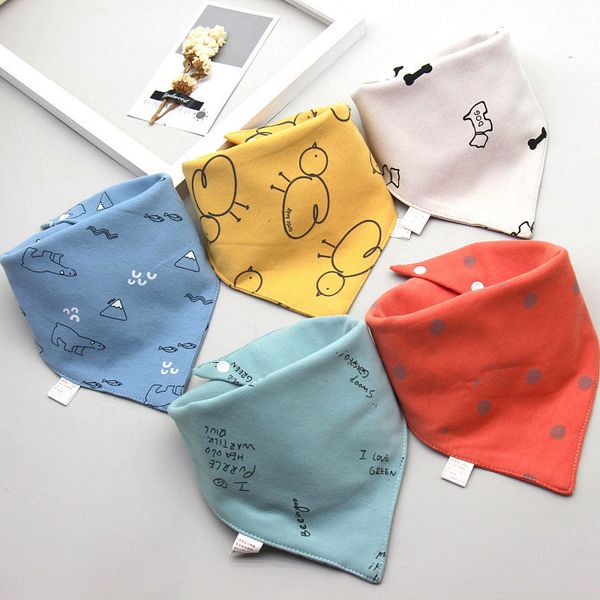 5 pieces/lot baby bibs triangle double cotton bibs cartoon print saliva towel baby boys girls feeding apron cotton bandana, Slivery;white
5 pieces/lot baby bibs triangle double cotton bibs cartoon print saliva towel baby boys girls feeding apron cotton bandana, Slivery;white