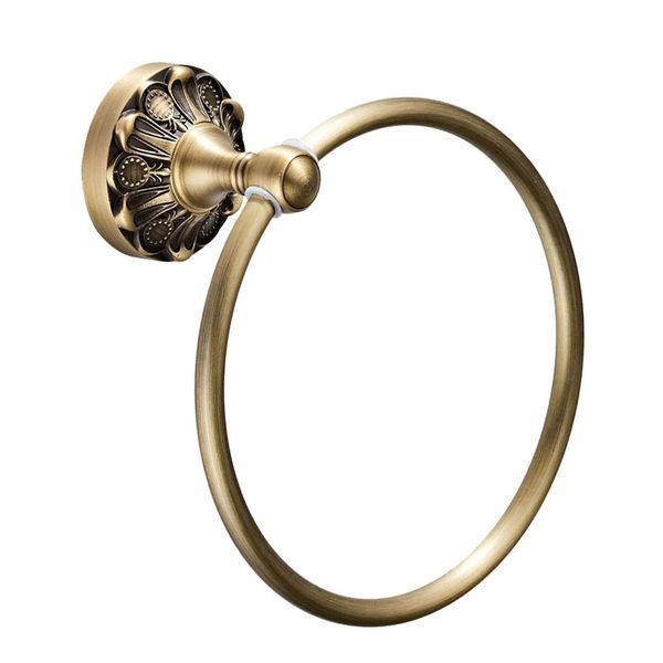 bathroom hardware set wall mount towel ring brass towel rack hanging hook