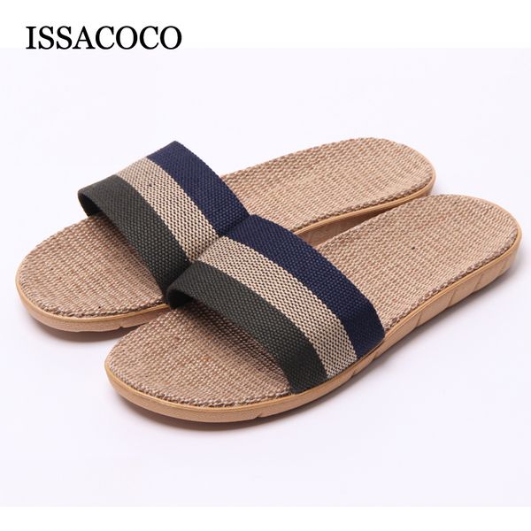 issacoco arrival men's summer linen silppers breathable non-slip fashion indoor slippers men's basic slides slippers hot, Black
issacoco arrival men's summer linen silppers breathable non-slip fashion indoor slippers men's basic slides slippers hot, Black