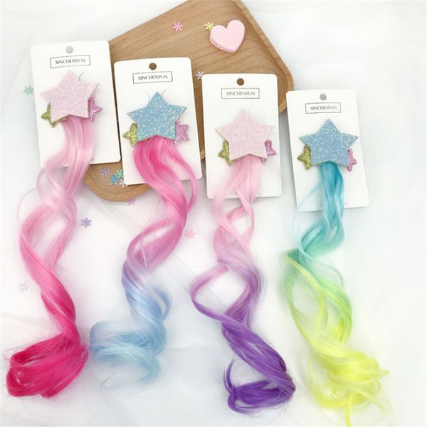 12pcs/lot new girls creative gradient color wig hairpins children cute hair clips barrettes kids stars hair accessories, Slivery;white
12pcs/lot new girls creative gradient color wig hairpins children cute hair clips barrettes kids stars hair accessories, Slivery;white