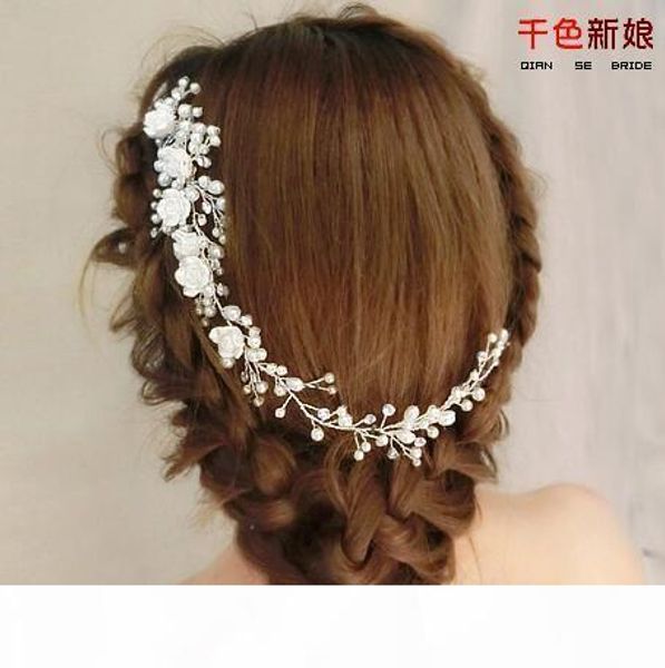 i new women headband handmade hair ornaments pearl jewelry marriage crystal decoration festival gifts wedding party accessories, Golden;silver
i new women headband handmade hair ornaments pearl jewelry marriage crystal decoration festival gifts wedding party accessories, Golden;silver