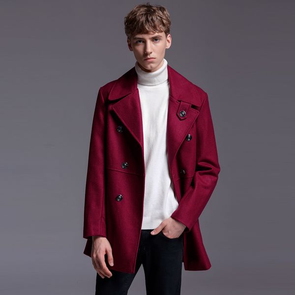 новая марка вина red wool над пальто mens англия мода двойной брестед причинная шерстяные пальто мужской outwear большой размер s-5xl 6xl, Black 
новая марка вина red wool над пальто mens англия мода двойной брестед причинная шерстяные пальто мужской outwear большой размер s-5xl 6xl, Black