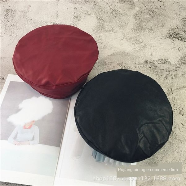 zhao liying the same female korean flat beret painter's beret style all-match leather flat hat pu painter hat fashion, Blue;gray
zhao liying the same female korean flat beret painter's beret style all-match leather flat hat pu painter hat fashion, Blue;gray
